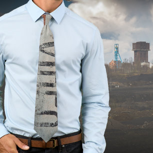 Urban-themed loft style cinephile movie lovers tie