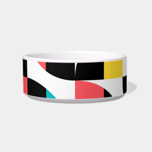 Urban, trendy, colorful, modern graphic pattern bowl