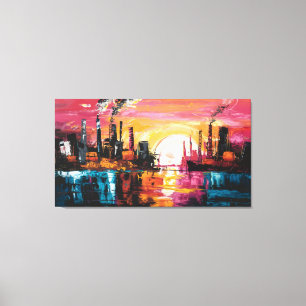 Urban Twilight Canvas Print