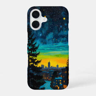 Urban Twilight Glow iPhone 16 Case