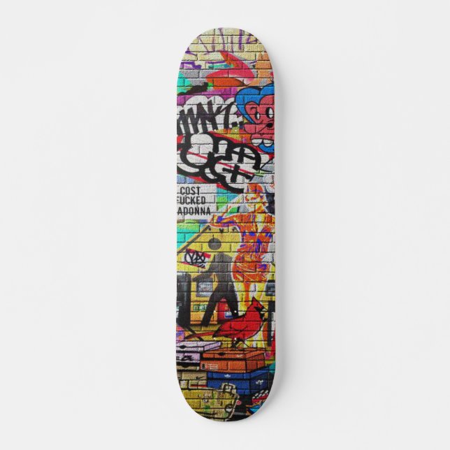 Urban Underground NYC Graffiti Popsicle Deck Skateboard (Front)