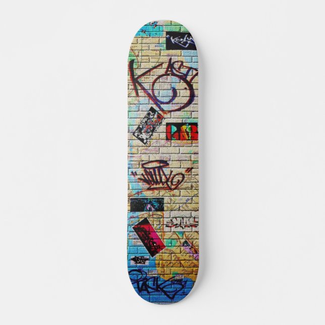 Urban Underground NYC Graffiti Popsicle Deck Skateboard (Front)
