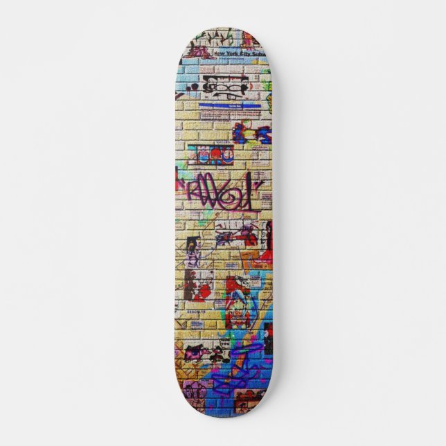 Urban Underground NYC Graffiti Popsicle Deck Skateboard (Front)