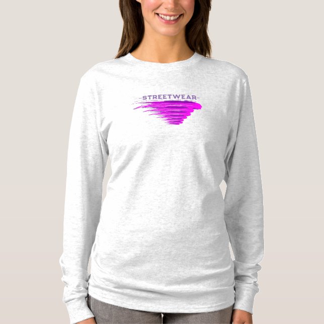 "Urban Vibes" Streetwear Long sleeve T-Shirt (Front)