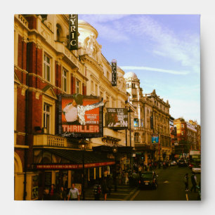 Urban Vintage Downtown Cityscape          Envelope