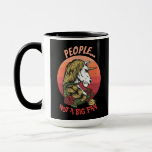 Urban Warrior Unicor People Not a big fan Mug
