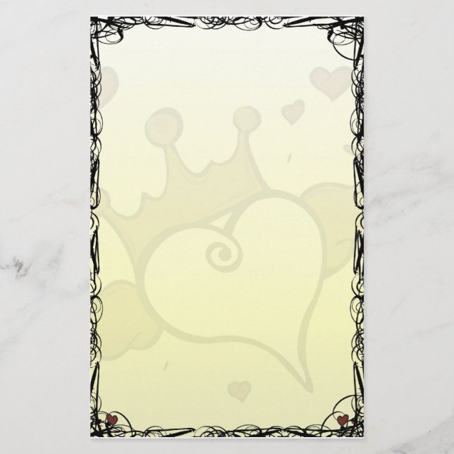 Urban Winged Heart Stationary Stationery (Front)