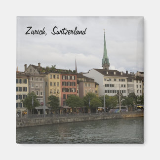 Urban Zurich Switzerland City View Photo Magnet