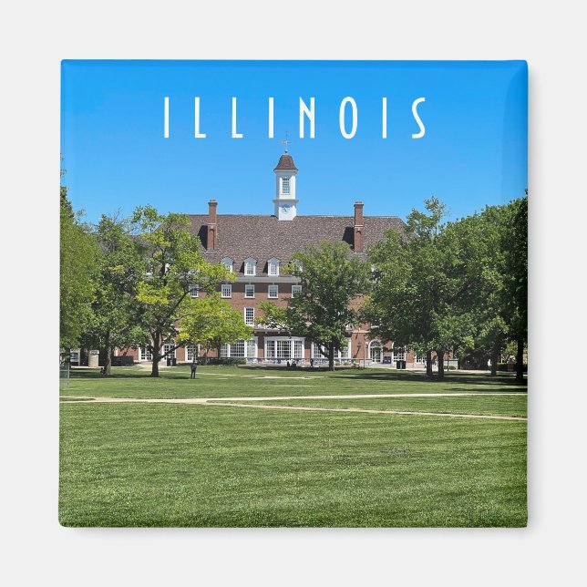 Urbana Champaign Illinois Magnet (Front)