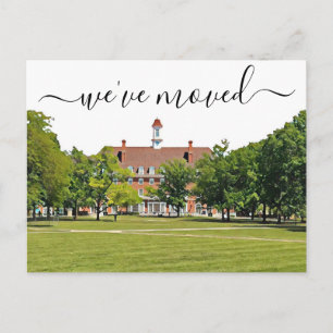 Urbana Champaign Illinois Moving Announcement Postcard