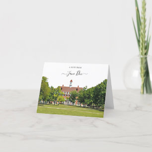 Urbana Champaign Illinois Personalised Note Card