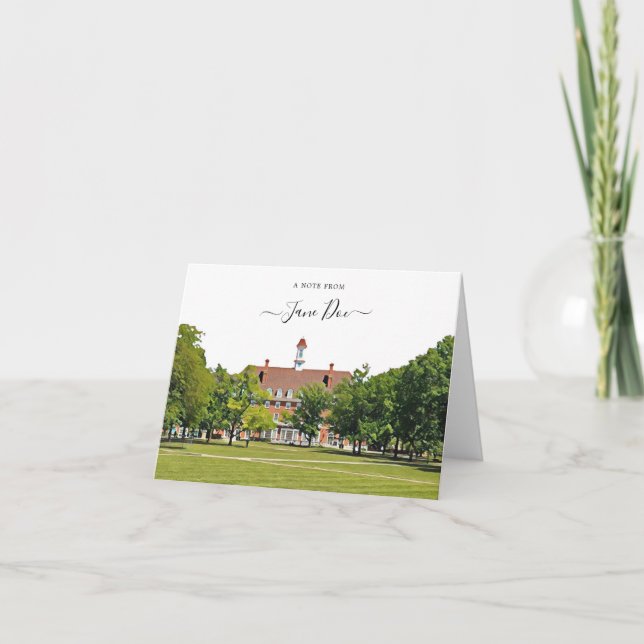 Urbana Champaign Illinois Personalised Note Card (Front)