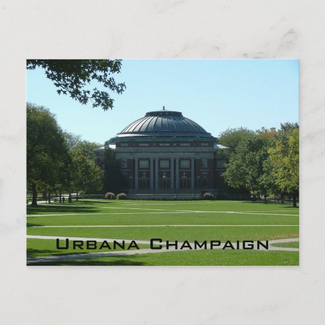 Urbana Champaign Postcard (Front)