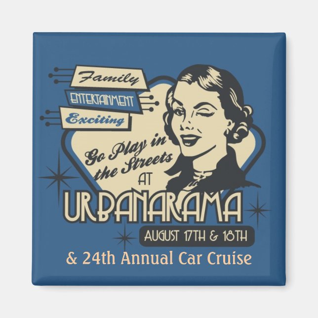Urbanarama 2012 Festival Magnet (Front)