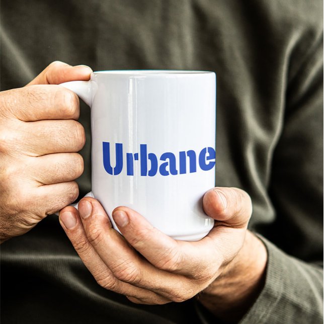 Urbane Cool Font Wording for a Charming Man  Coffee Mug (Creator Uploaded)