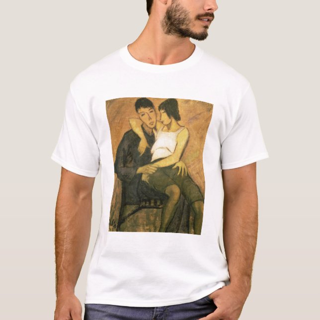 Urbanite Couple, 1920 (oil on canvas) T-Shirt (Front)