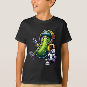 Urbyn Pickle Soccer Player Cool Cartoon Vibes  T-Shirt