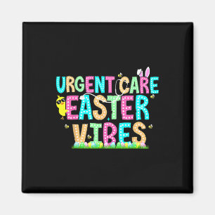 Urgent Care Nurse Bunny Easter Day Np Team Minor I Magnet