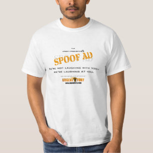 Urgent Frequency Spoof Ads T-Shirt