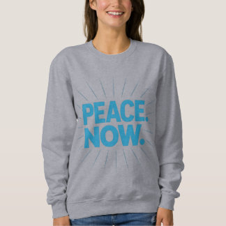 Urgent "PEACE. NOW." Graphic T-Shirt Sweatshirt