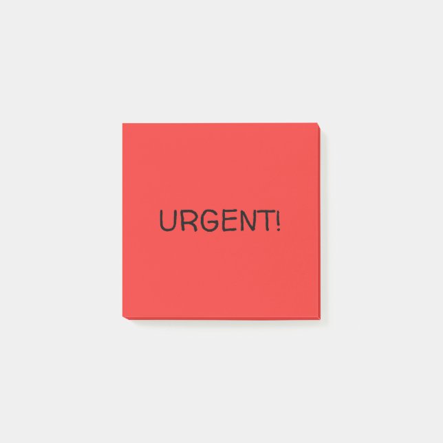 Urgent! Post-it Notes (Front)