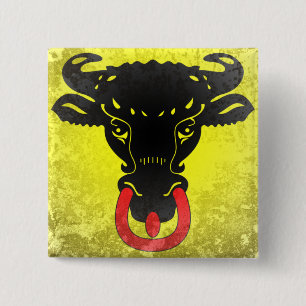 Uri 15 Cm Square Badge