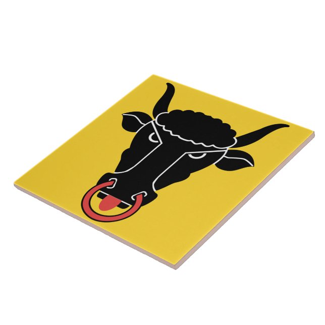 Uri Canton, Switzerland Flag Tile (Side)