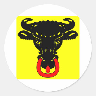 Uri Flag Classic Round Sticker