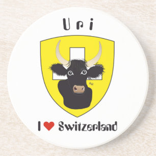 Uri Schweiz Suisse Svizzera Bierdeckel Coaster