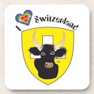 Uri Schweiz Suisse Svizzera Kork-Untersetzer Coaster