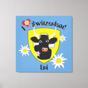 Uri Schweiz Suisse Svizzera Svizra Leinwand Canvas Print