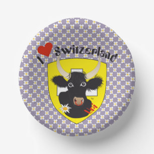 Uri Schweiz Suisse Svizzera Svizra Teller Paper Plate
