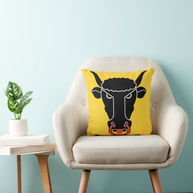 Uri, Switzerland Canton flag on MoJo Pillow (Chair)