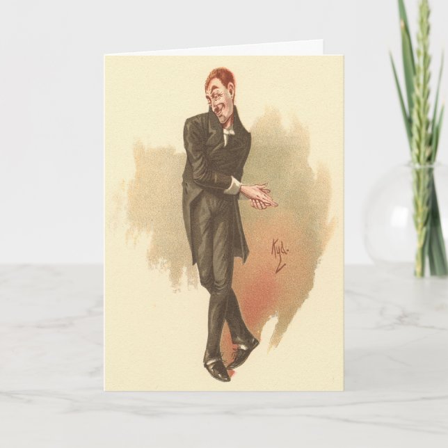 Uriah Heep by Kyd from Dickens' David Copperfield Card (Front)