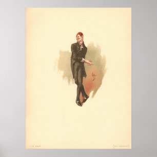 Uriah Heep by Kyd from Dickens' David Copperfield Poster