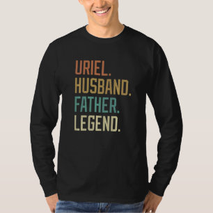 Uriel Husband Father Legend Father's Day Retro T-Shirt