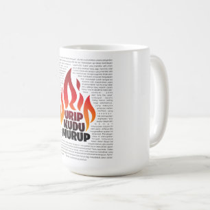 Urip Kudu Murup - Falsafah Jawa Coffee Mug