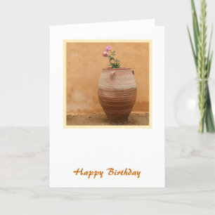 Urn Birthday Card