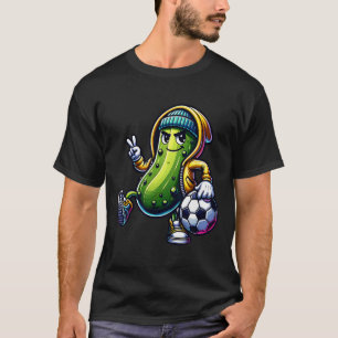 Urn Pickle Soccer Player Cool Cartoon Vibes T-Shirt