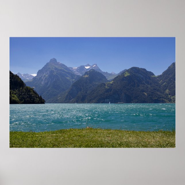 Urnersee Summer View, Switzerland Poster (Front)