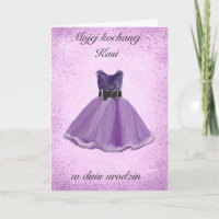 Urodziny - Personalized Polish birthday card