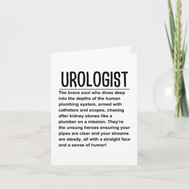 Urologist Card (Front)