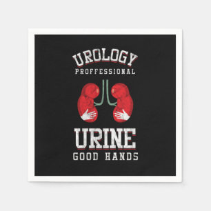 Urologist Urine Good Hands Urology Puns Urology Pr Napkin