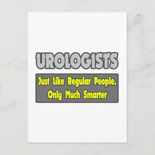 Urologists...Smarter Postcard (Front)