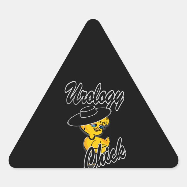 Urology  Chick #4 Triangle Sticker (Front)