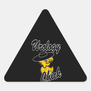 Urology Chick #4 Triangle Sticker