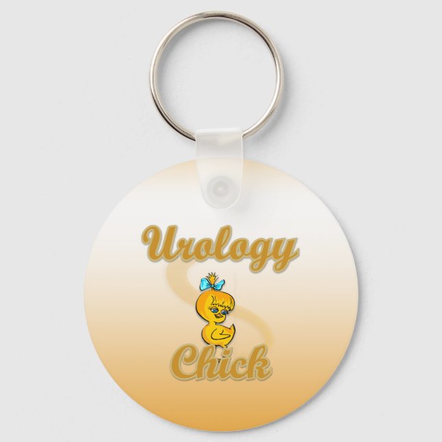 Urology Chick Key Ring (Front)