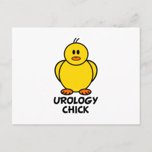 Urology Chick Postcard