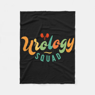 Urology Nurse Apparel - Urology Squad Fleece Blanket