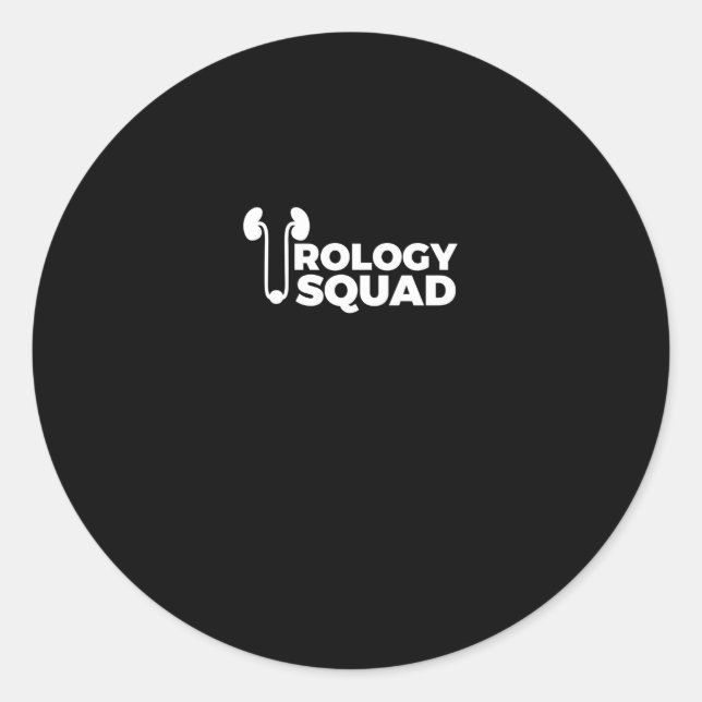 Urology Squad Classic Round Sticker (Front)